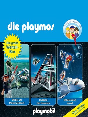 cover image of Die Playmos--Das Original Playmobil Hörspiel, Die große Weltall-Box, Folgen 29, 36, 48